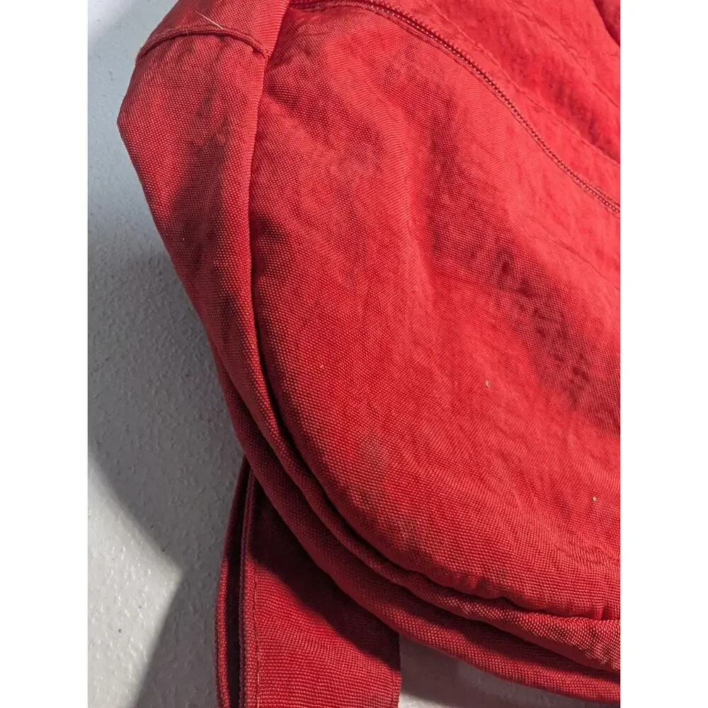 AmeriBag Healthy Back Bag Sling Bag Unisex Solid Red Nylon 17